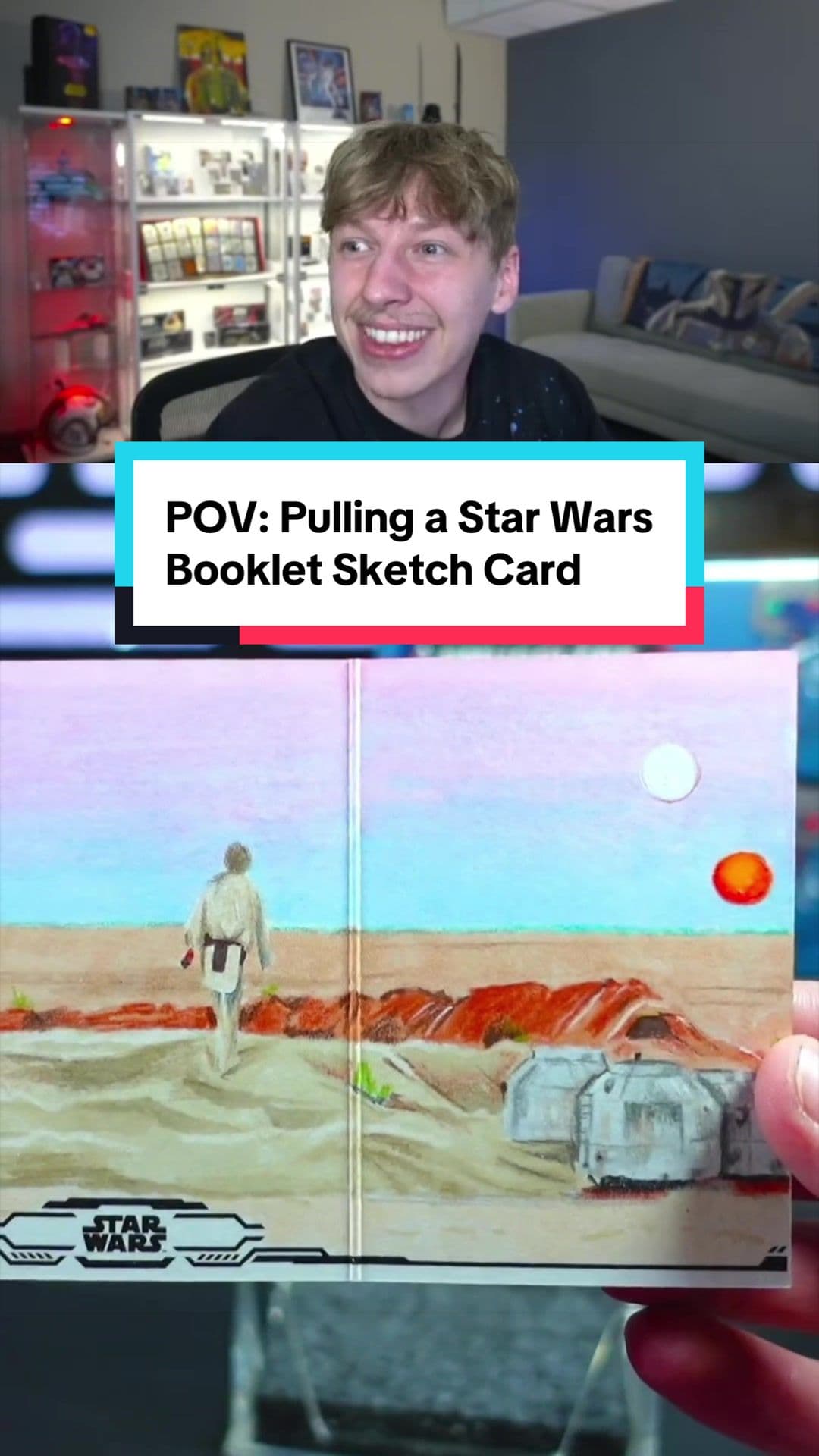 A New Hope Sketch Booklet😮 2025 Star Wars Smuggers Outpost Box Opening Follow for More Pack Openings ❤️ #foryou #fyp #reels #packopening #t