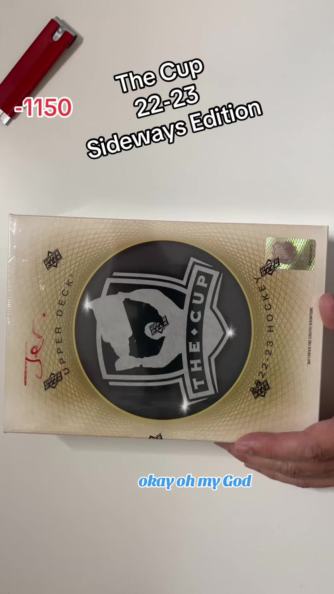 The Cup Hockey 2022-23. Still cant break even. #thecup #upperdeck #hockey #upperdeckhockey #hockeyboys #nhl #rookies #opeecheehockey #vancou