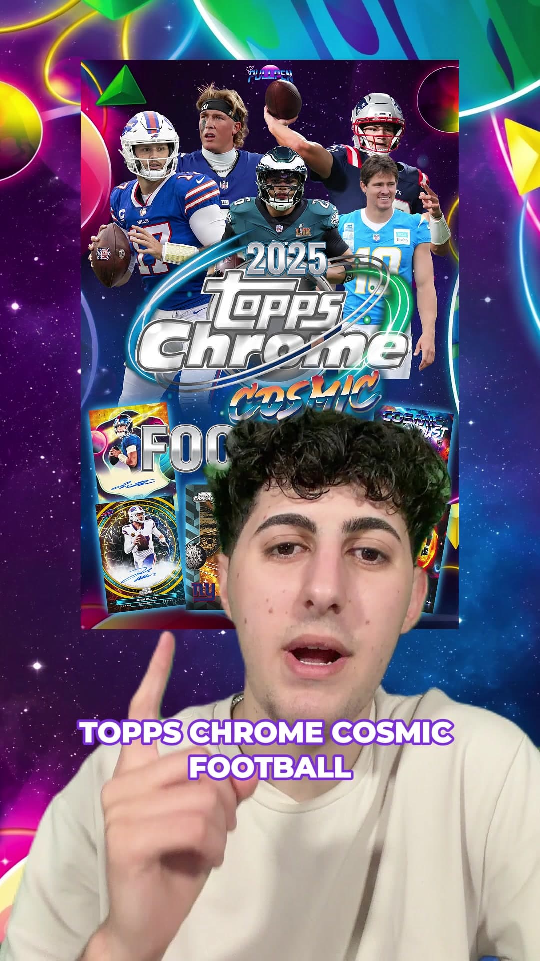 June 19th. Topps Chrome Cosmic Football. First time ever. 🌌🏈 Planetary Pursuits, Equinox Autos, Cosmic Dust, Planetariums, all hitting foo