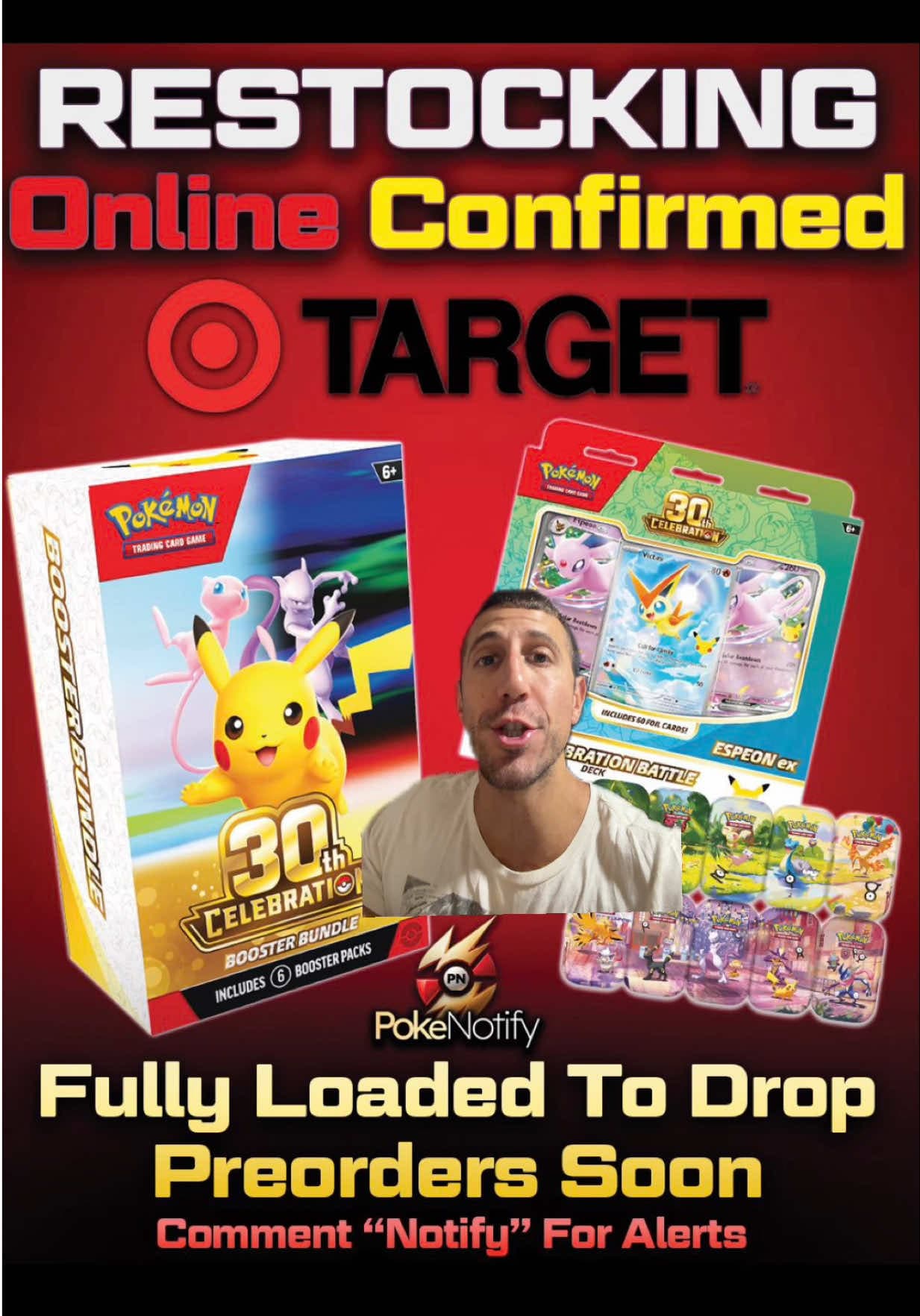 ONLINE TARGET POKÉMON 30TH CELEBRATION DROP INCOMING! 🚨🚨🚨 #pokemon #pokemoncards #pokemontcg #pokemontradingcardgame #tcg