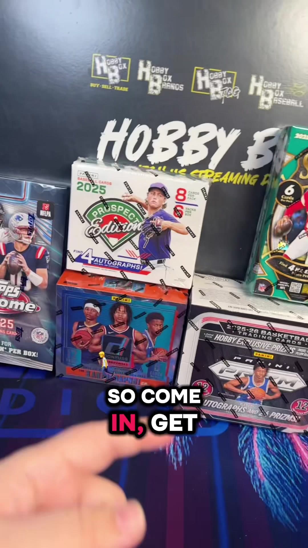 WELCOME TO HOBBYBOXELITE!! TODAY WE GOT INSANE PANINI AND TOPPS RIPS STARTING AT $1!! COME JOIN US!! #fyp #topps #nfl #mlb #nba