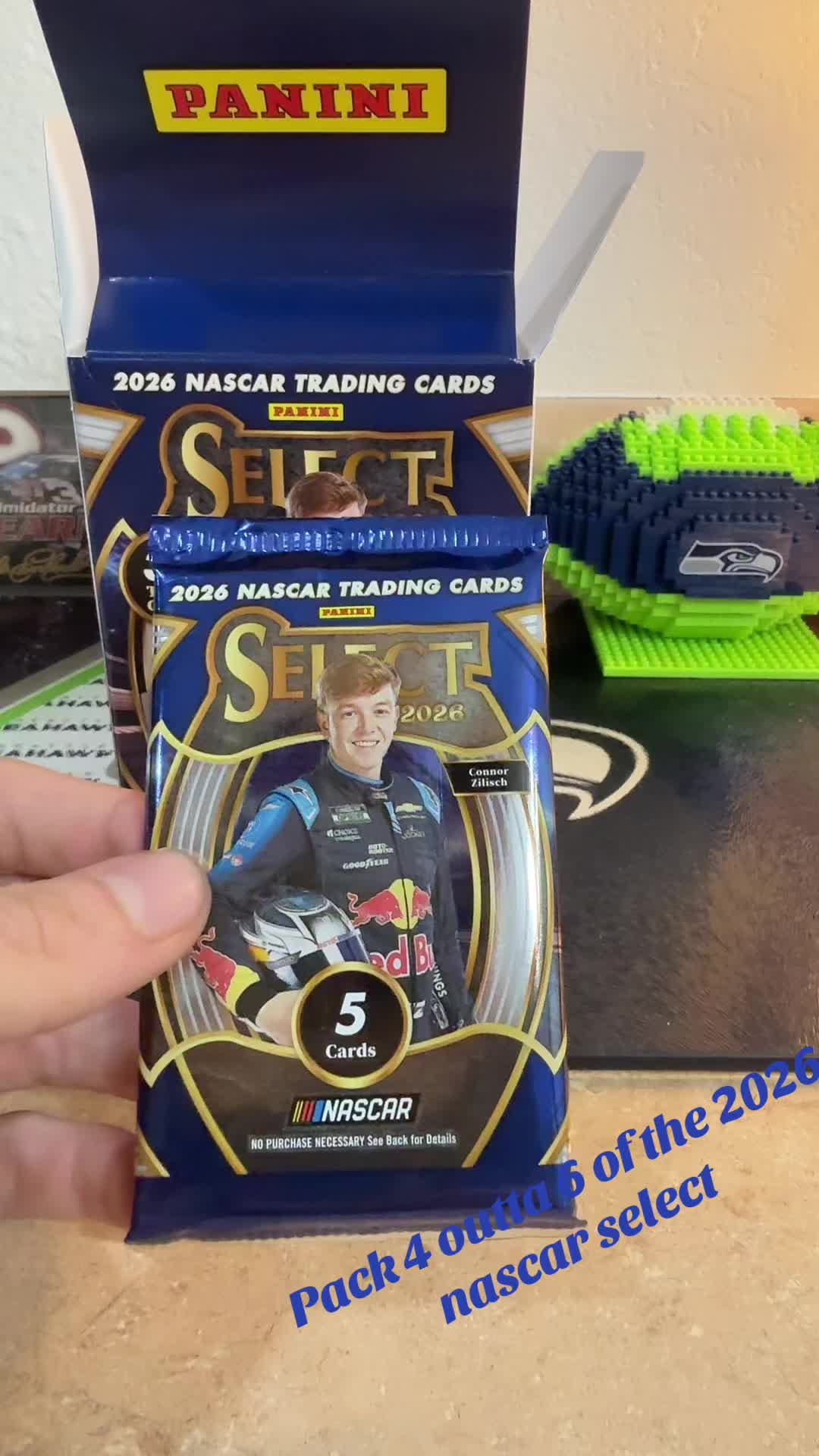 Pack 4 outta 6 of the 2026 nascar select #nascar #ridethedente #hendrickmotorsports #Redbull