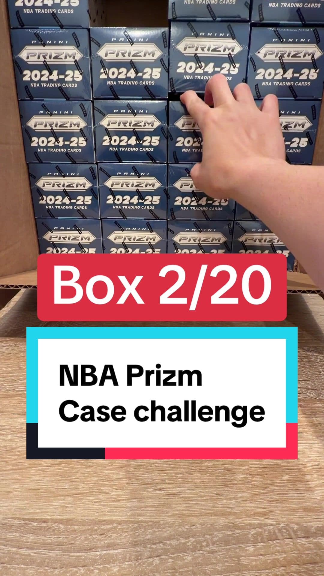 Takin a crack at box 2 out of this Panini Prizm NBA blaster box case! Guess the bad boxes are going first lol 😵💫 All of these cards and m