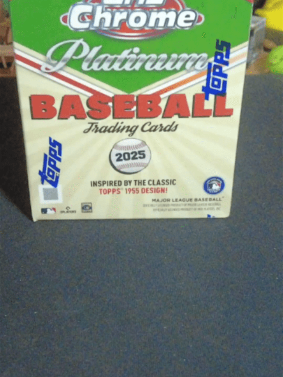 THE GOAT RETAIL RIP! π±π Ripping the brand-new 2025 Topps Chrome Platinum Baseball Blaster! Hunting for Elly De La Cruz and exclusive Prism