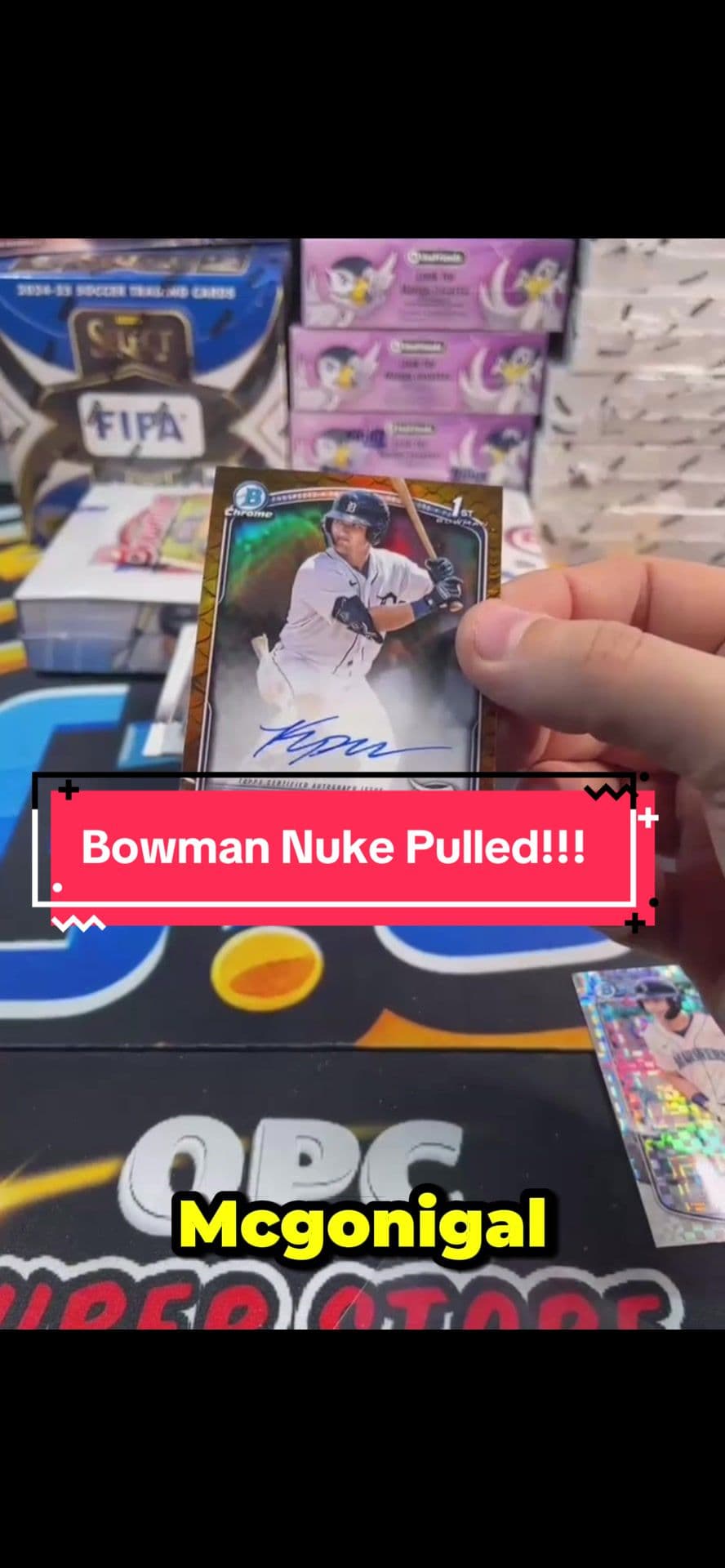 We pulled a NUKE out of Bowman the other Night!! How much do you think this is worth though??
#hobby #baseball #topps #auto #sportscards