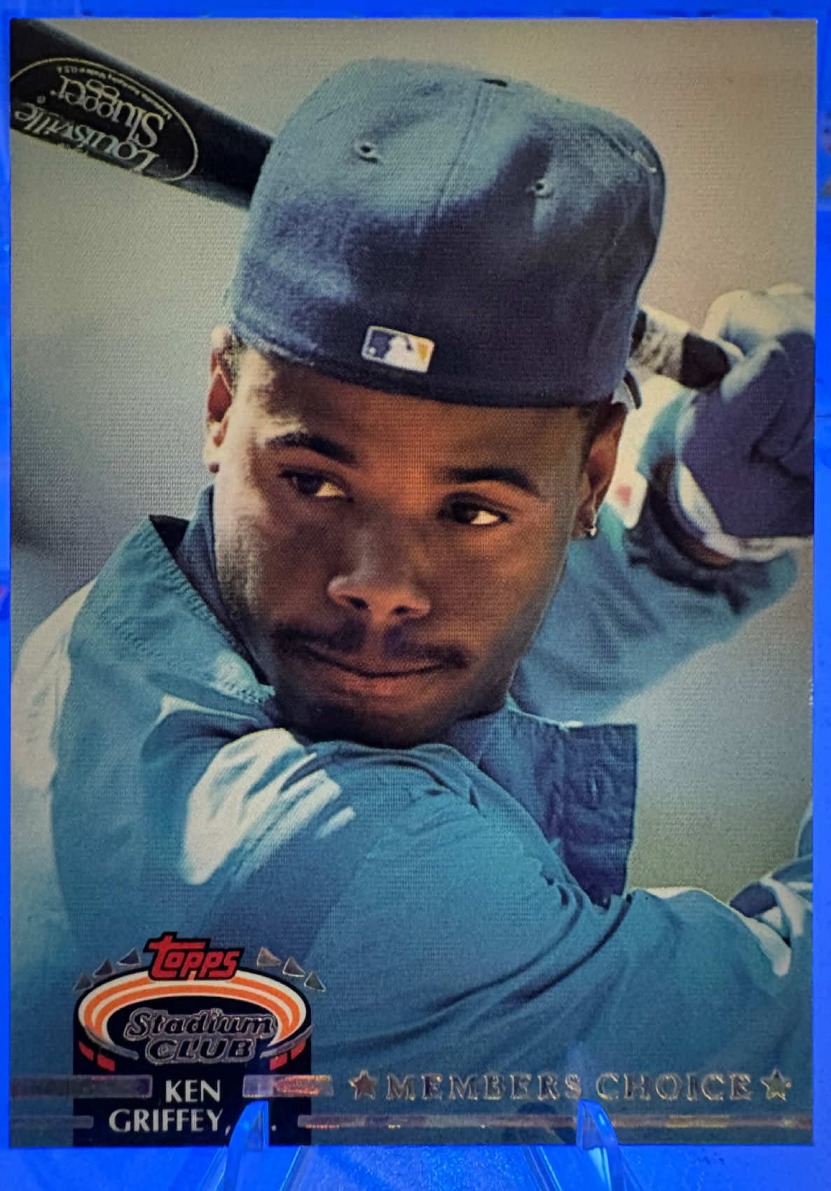 1992 Topps Stadium Club Members Choice no. 603 “Ken Griffey Jr.” Like, comment and follow for more! #fyp #sports #baseball #mlbb #sportscar