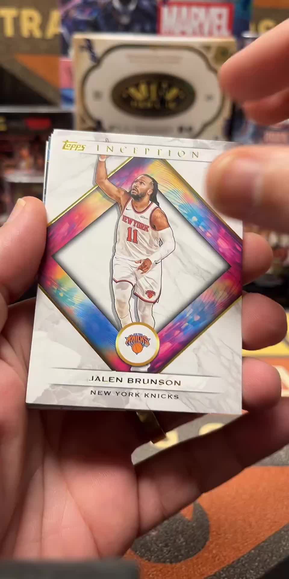 CRAZY PULL FROM INCEPTION BASKETBALL👀🔥 Topps Inception Basketball has been a blast to open and nothing better than pulling a 1/1 for someo