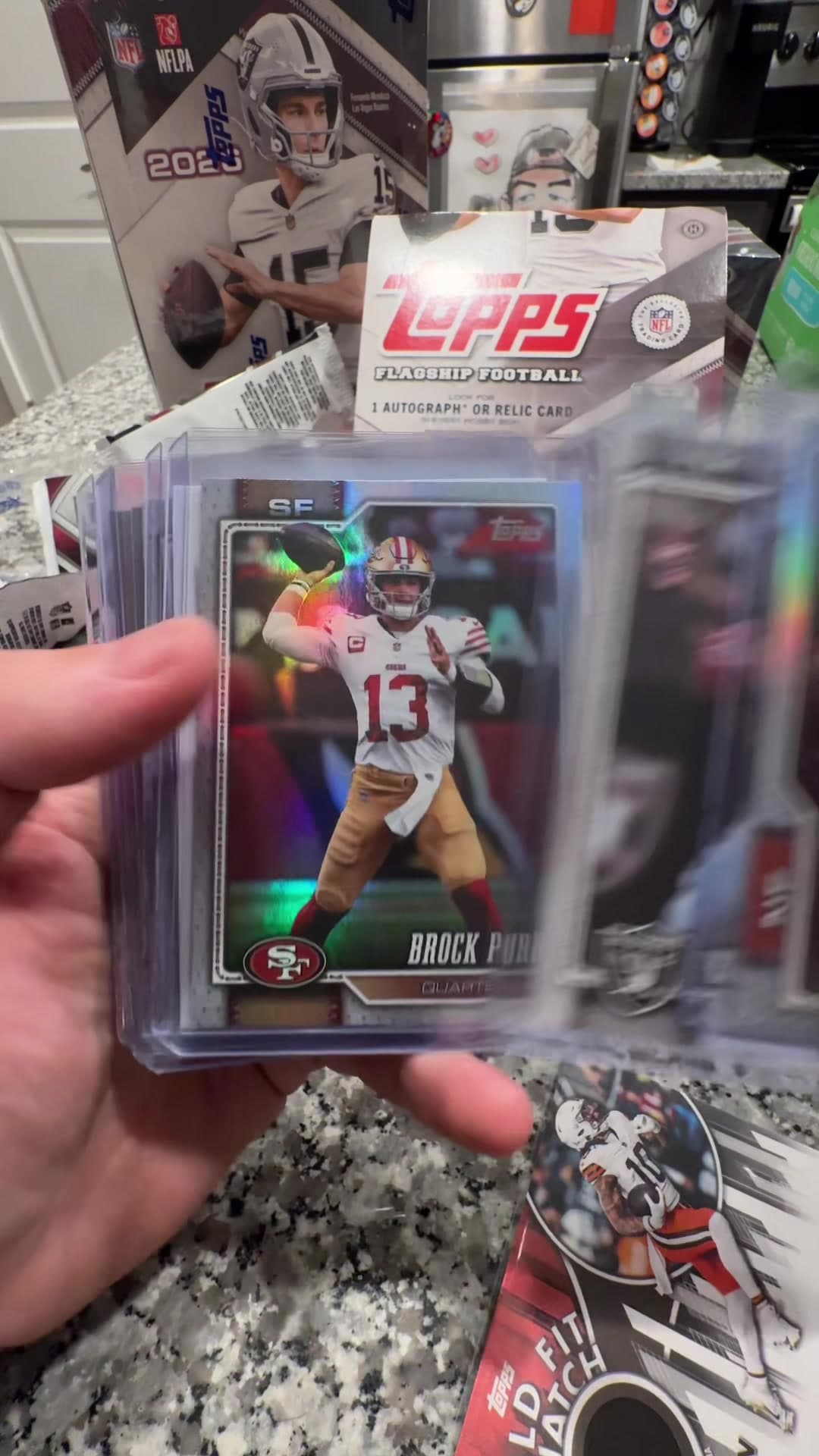 Topps 2026 Flagship hobby box … WHERE ARE THE HITS ?? 😱#topps #sportscards #footballcards #hobbybox #cardbreaks