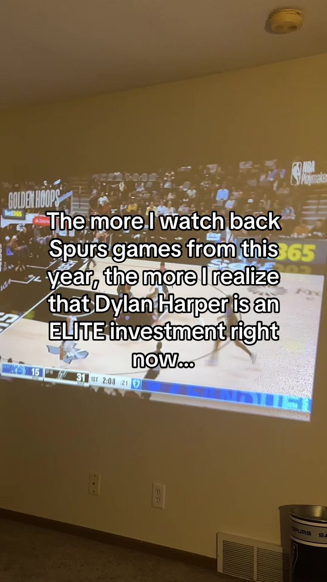 Legit best PG in the league potential #sportscards #dylanharper #spurs #investment #foryoupage