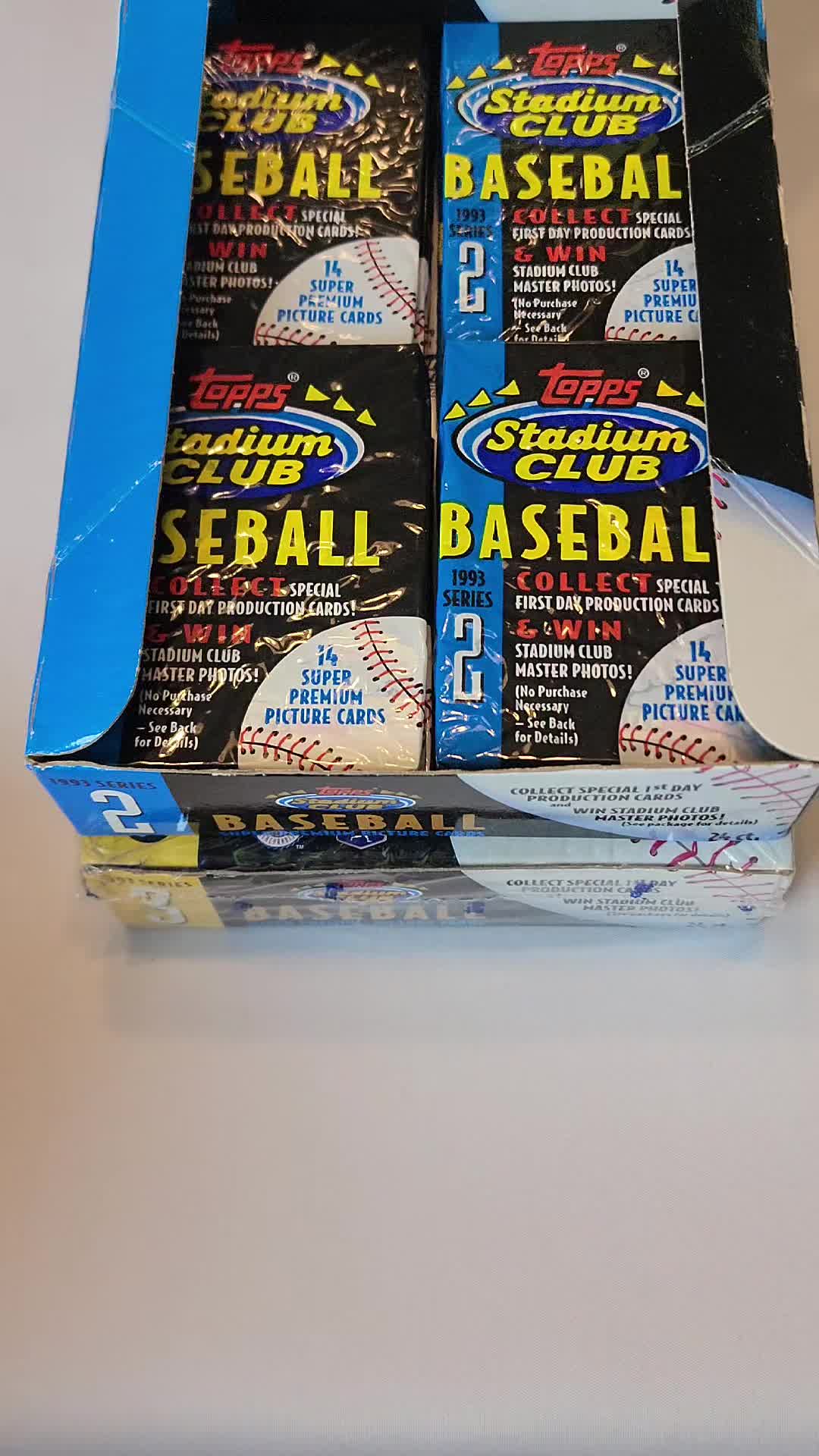 man These Cards are pretty 😍 Topps Stadium Club 1993 Series 2 #nostalgia #sportscards #baseballcardsoftiktok #packopening #cardcollect