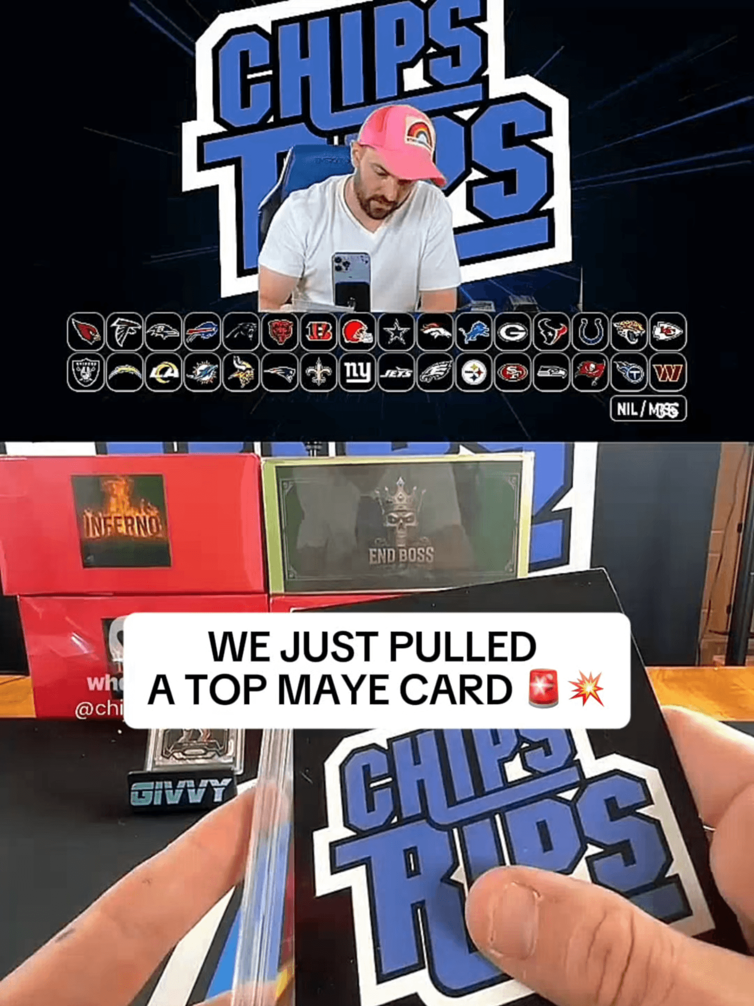Thought it was a scrub… pulled a nuke instead 🔥💣 #viral #thehobby #chipsrips #monsterpull #cardcollector #panini #alt #packrip #tradingcards #nflcards #sportscollecting #sportscards #foryou #sportscardscollector #sportscards101 #sportscardsforsale #fyp #hobbyknowledge #sports #cardgrading101