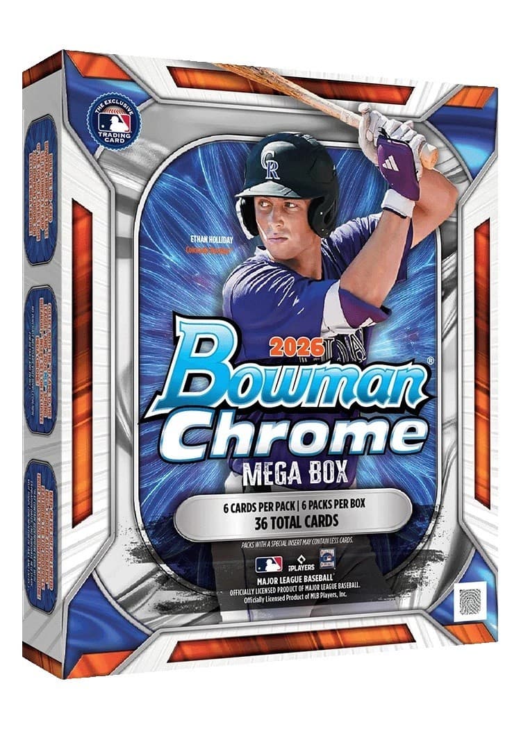 2026 Bowman Chrome Mega Box Baseball