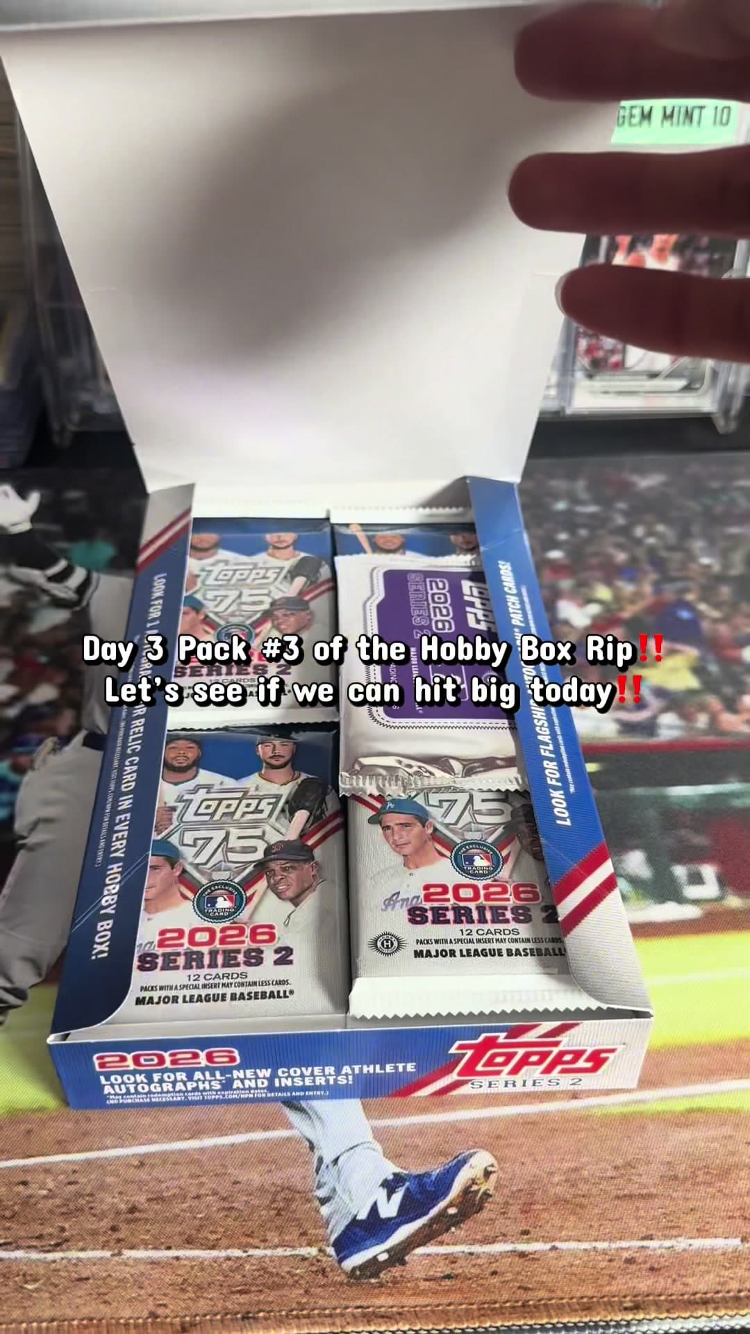 Day 3️⃣ Pack 3️⃣‼️⚾️👀 @MLB @Topps @Fanatics #301tradingcards #mlbcards #topps #sportscards #fyp