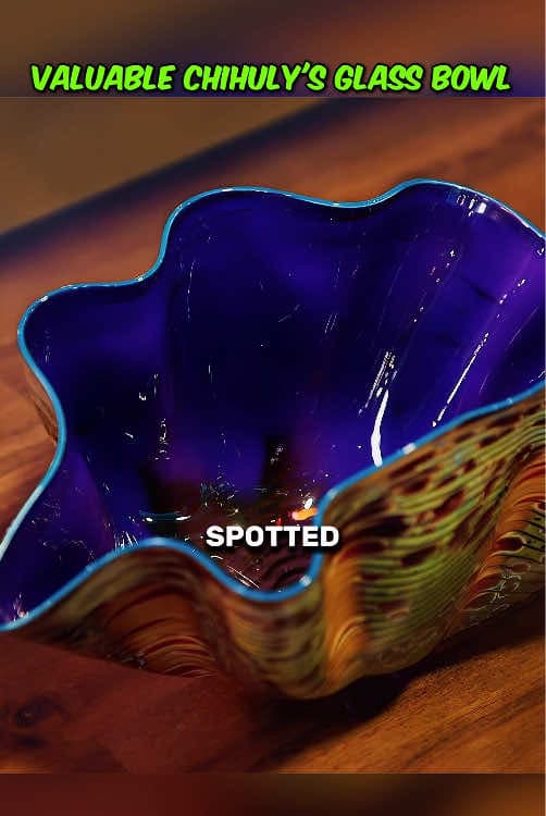 Valuable Chihuly’s glass bowl worth thousands of dollars #valubale #collection #pawnstars #rare