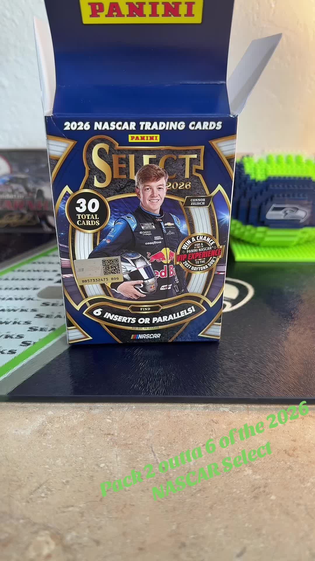 Pack 2 outta 6 of the 2026 nascar select #nascar #panini #Redbull #ridethedente #hendrickmotorsports