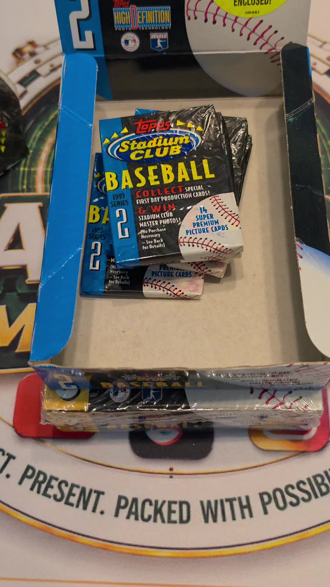 These Cards are BEYOND nostalgic 1993 Stadium Club Series 2 Baseball Cards #baseballcardsoftiktok #nostalgia #cardcollect #stadiumclub #topp