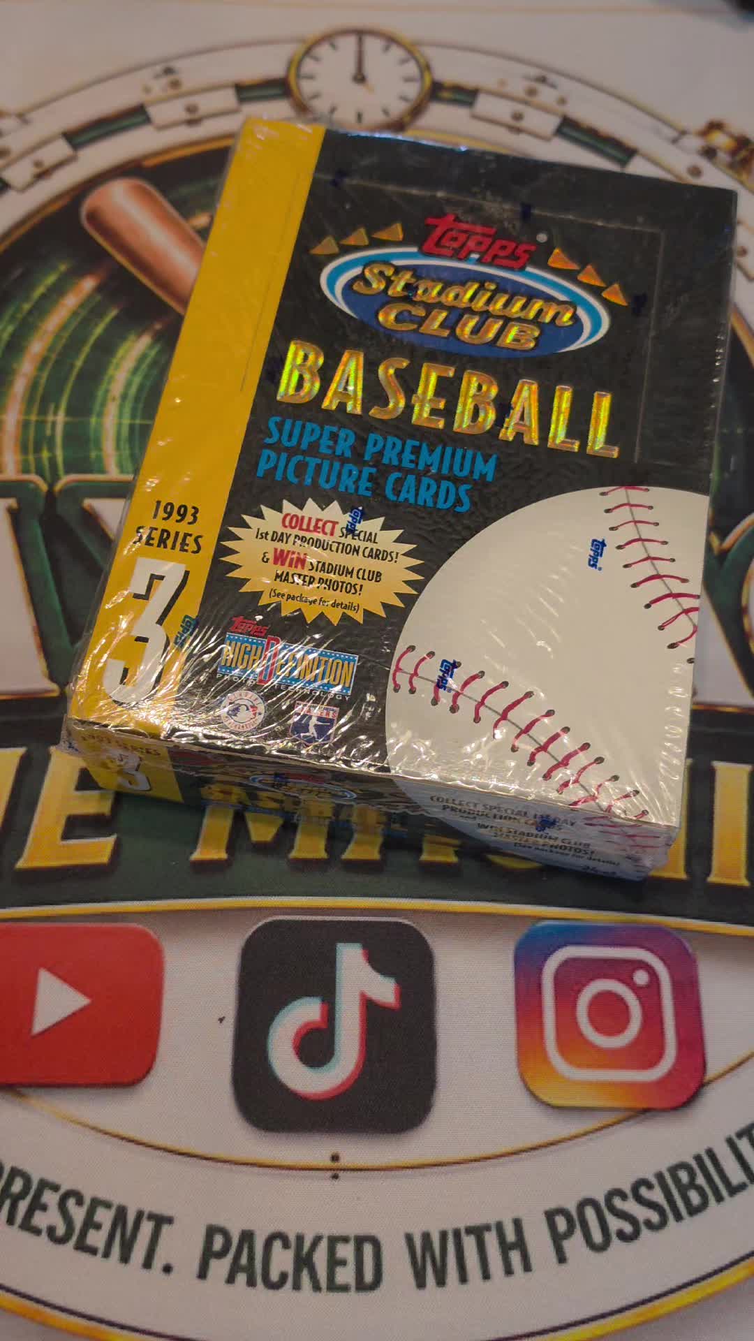 on to Series 3! what kind of magic nostalgia are we bringing home today? stadium club 1993 series 3 box and pack opening #topps #stadiumcl