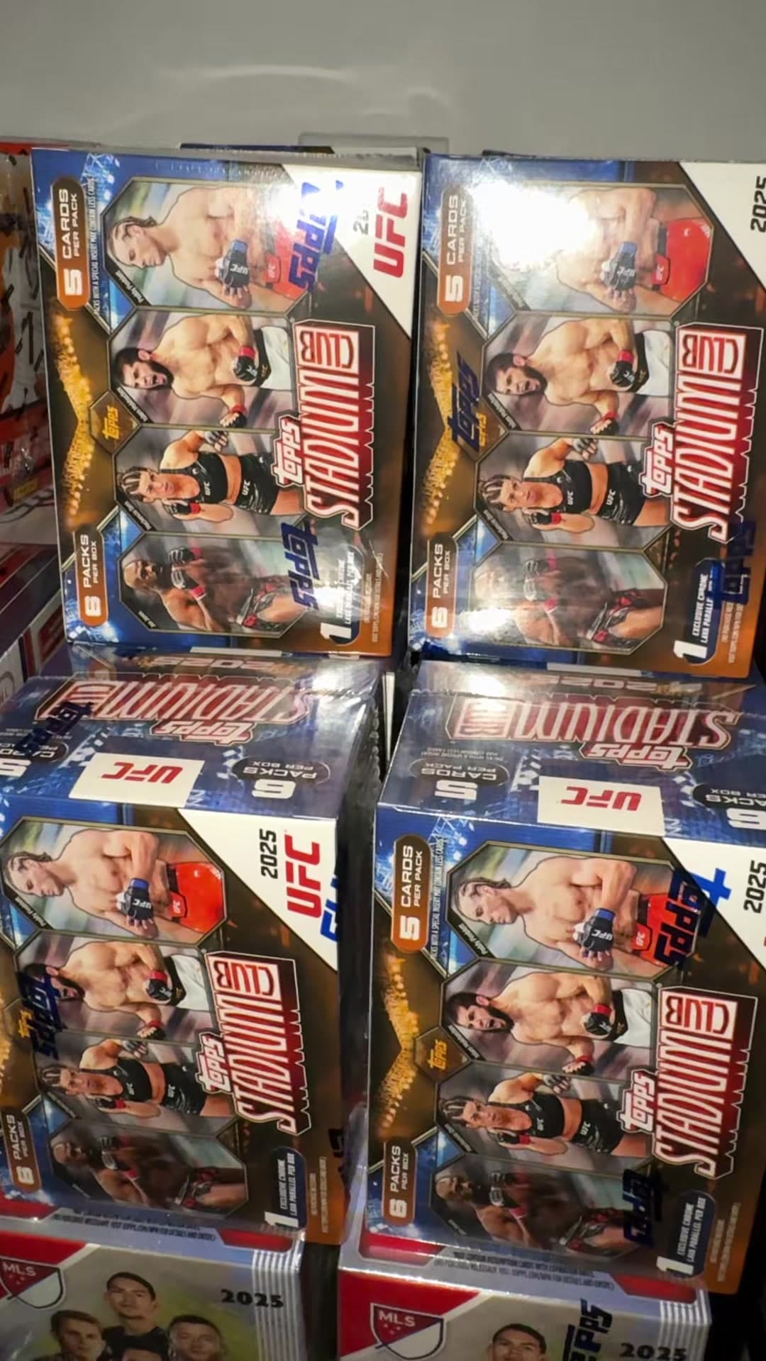 The Topps Stadium Club UFC has been awesome! I’m live everyday/night + you can always order everything from the shop on my profile! #ufc #