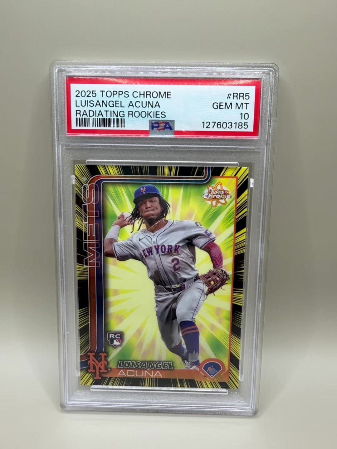 Luisangel Acuña has the speed and swagger to become a hobby favorite 👀🔥 Are you picking up his cards before the breakout hits? #LuisangelA