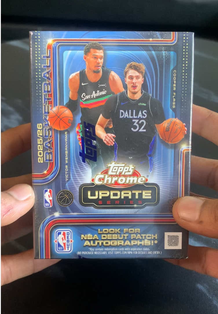 2025-26 Topps Chrome Update Series Value Box, Captured a Flagg in my 2nd Blaster!!#sportscards #hobby #nba #basketball #topps