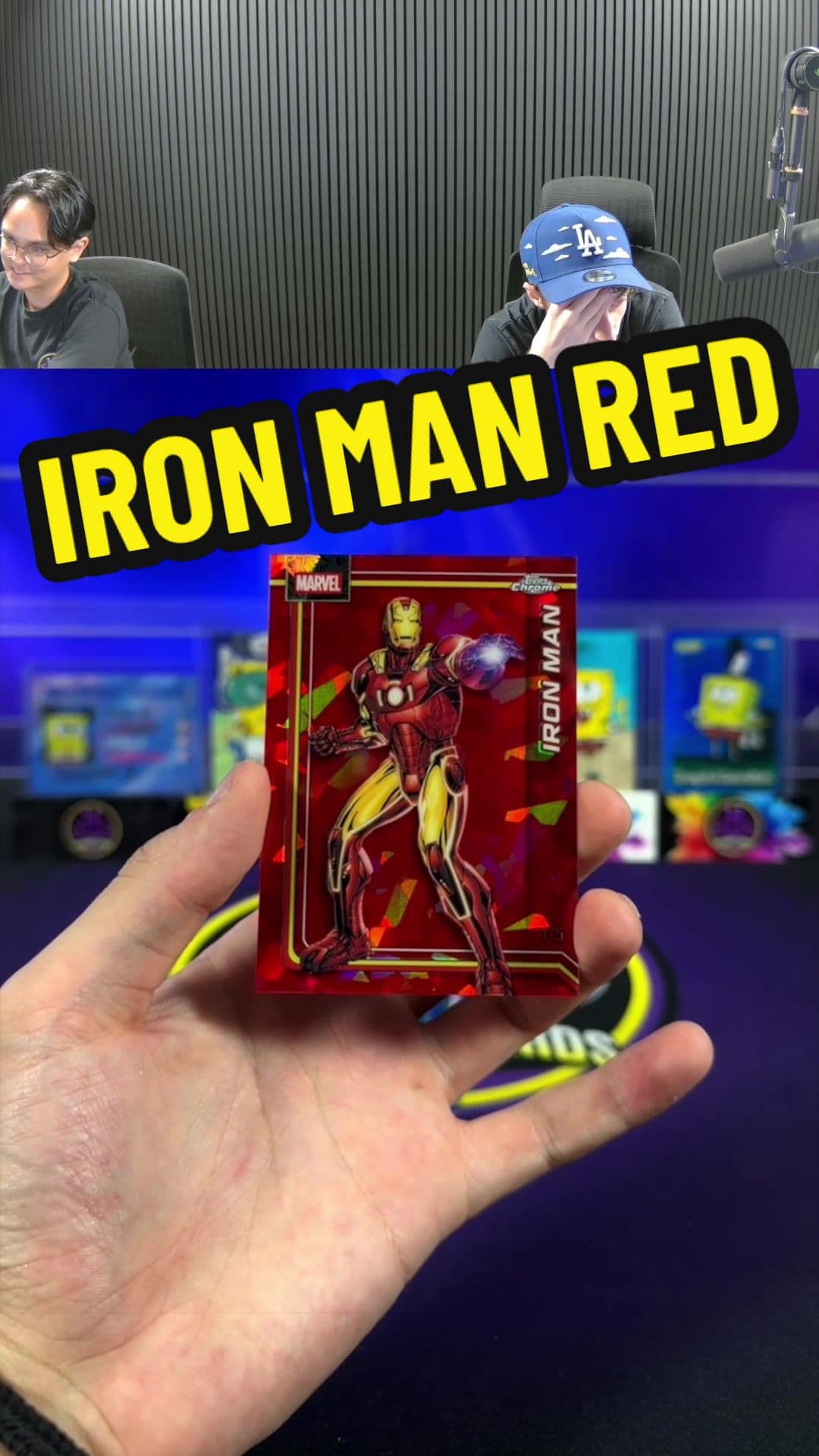 JUST PULLED β½οΈ Iron Man Red Sapphire /5 from Topps Marvel Sapphire pulled by @Mamba Zaz π₯ @Topps #marvel #topps #marvelcards #mcu #trading