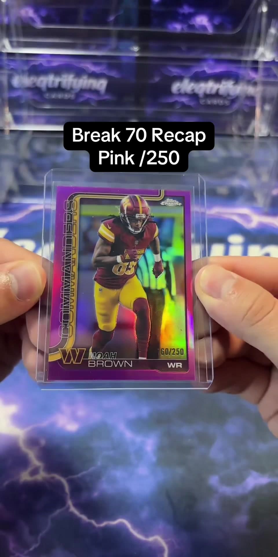 Break 70 Recap! 2025 Topps Chrome Football Hanger Boxes x7! #sportscards #nfl #tradingcards #footballcards #packopening