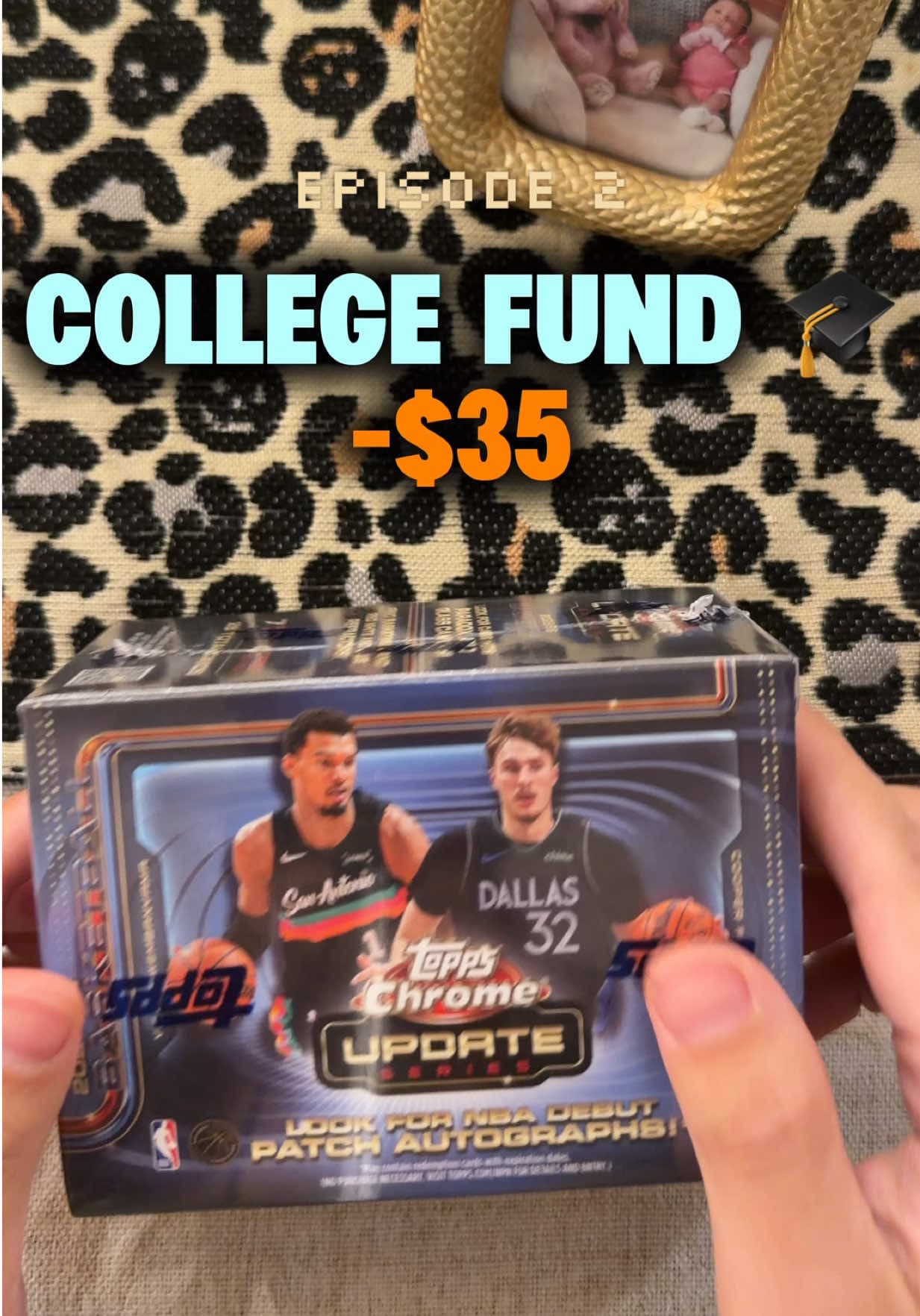 Episode 2: only up from here right? #college #topps #cards #nba #baby