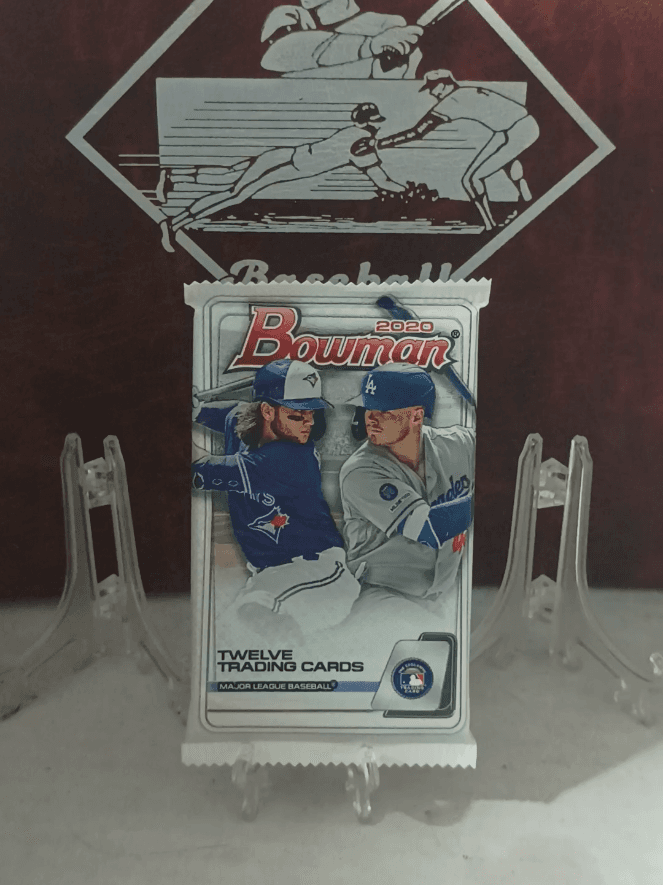 picked up a couple packs of 2020 Bowman looking for some nice bangers #ohtani #tarikskubal #bowmanchrome #baseball