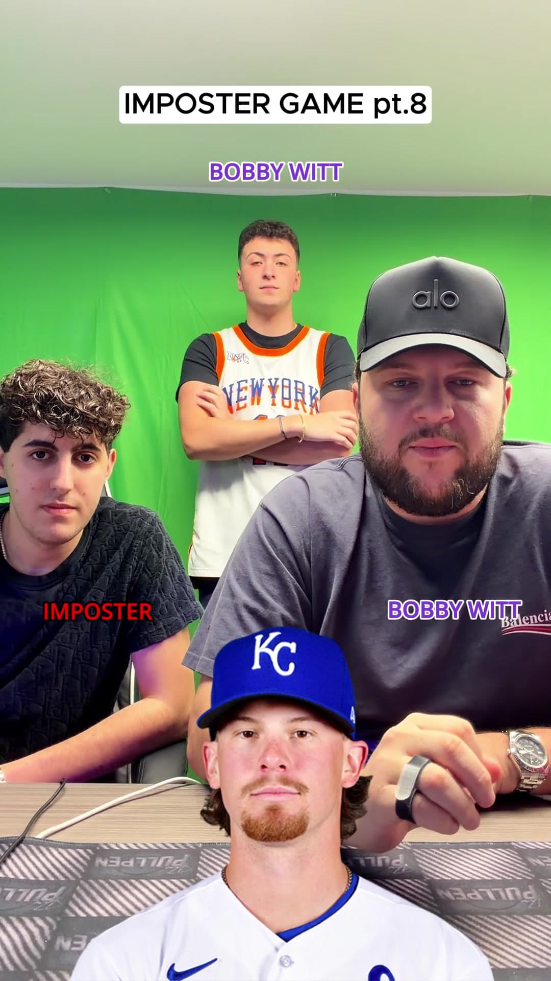 The one person who knew it was Bobby Witt got eliminated 💀 The imposter was too smooth ⚾️ #bobbywittjr #imposter