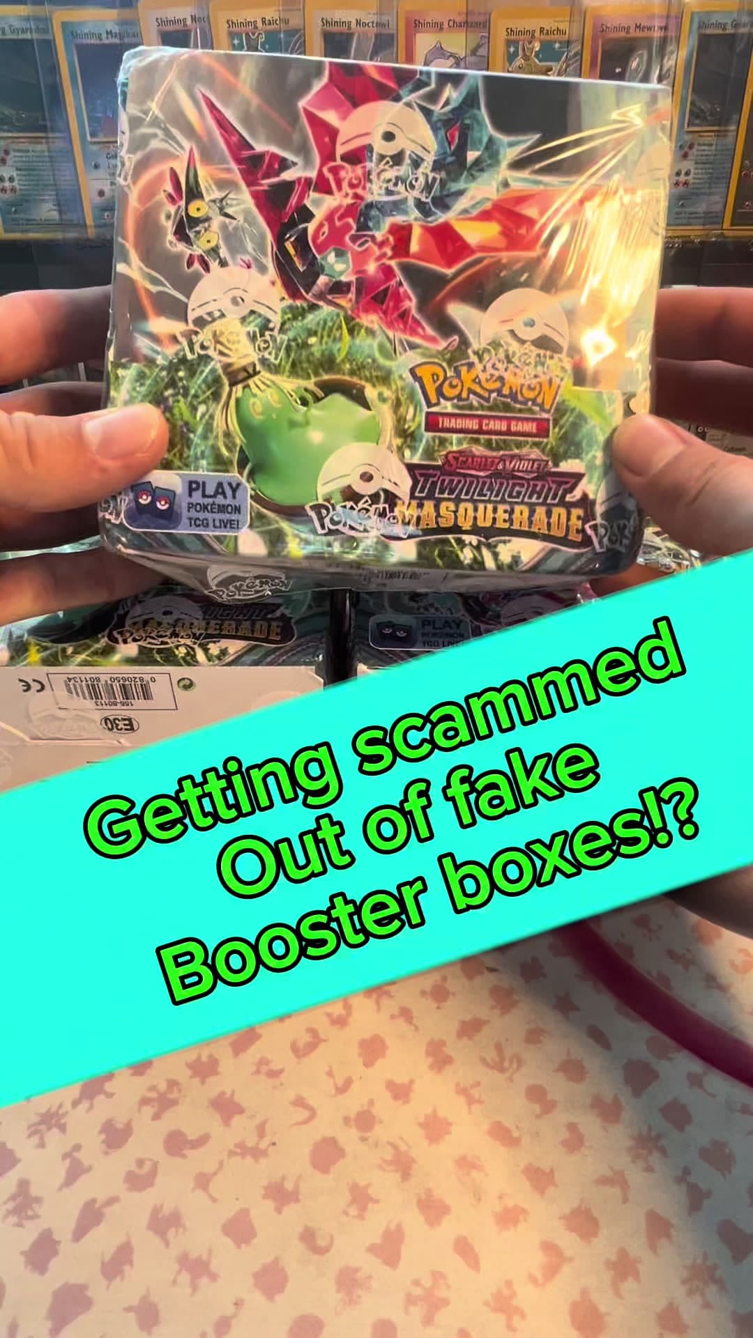 Could you tell the difference between these fake booster boxes?
.
.
.
#pokemon #pokemoncards #pokemoncollection #fakepokemon