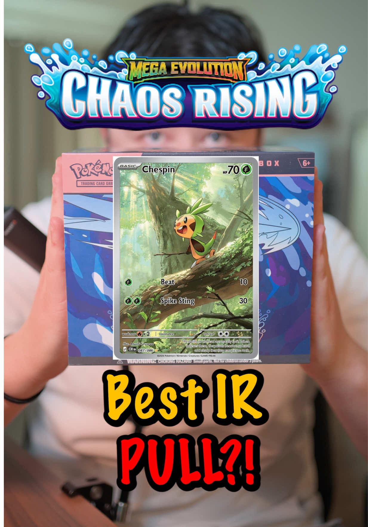 Happy Release Day, Opening the brand new set Chaos Rising!
•
@Pokémon Company Int’l
@Pokémon/ポケモン【公式】
@Best Buy
•
#chaosrising
#pokemon