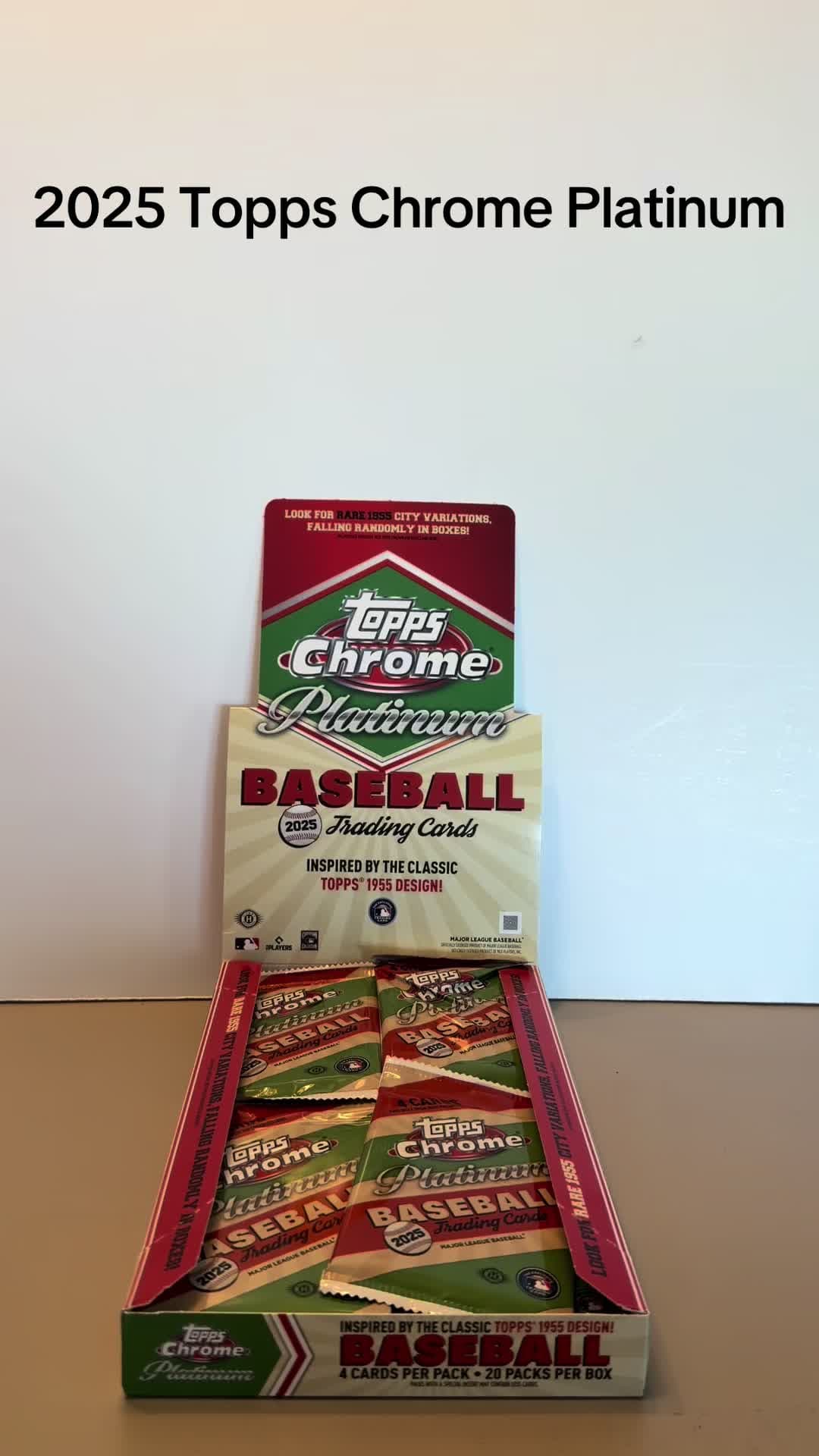 2025 Topps Chrome Platinum Baseball Cards #topps #toppschrome #baseballcards #cards #packrip