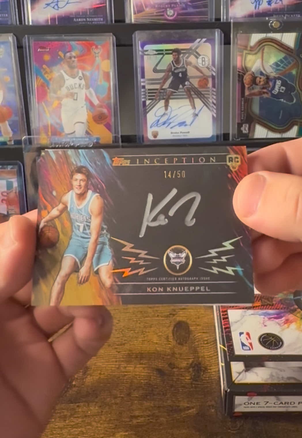 I HIT A MASSIVE KON KNUEPPEL CARD OUT OF TOPPS INCEPTION HOBBY #basketballcards #sportscards #hobbybox #topps