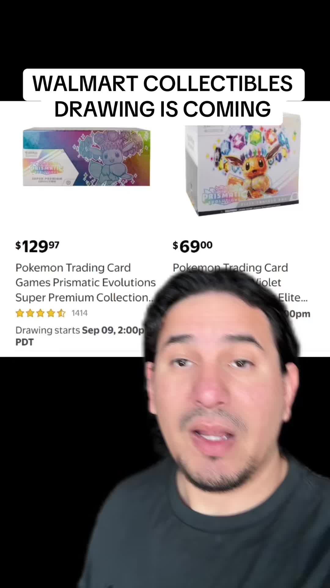 this is how you get Prismatic ETB and SPC for MSRP! Walmart Drawing System. #collectibles #pokemoncards #collecting #greenscreen