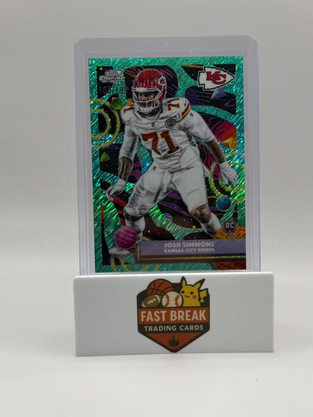 Cosmic football is out! Off to a hot start. But I know we can get better! #football #topps #thehobby #whodoyoucollect