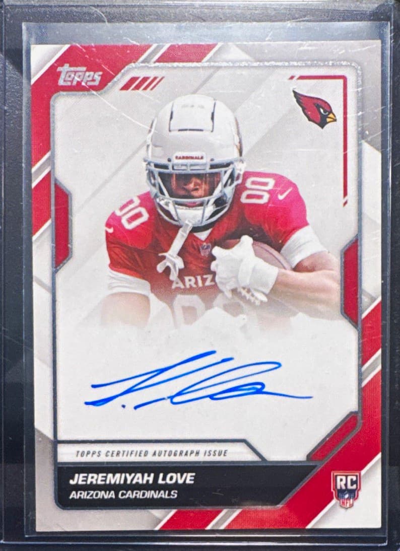 Jeremiyah Love Flagship First Signatures autograph