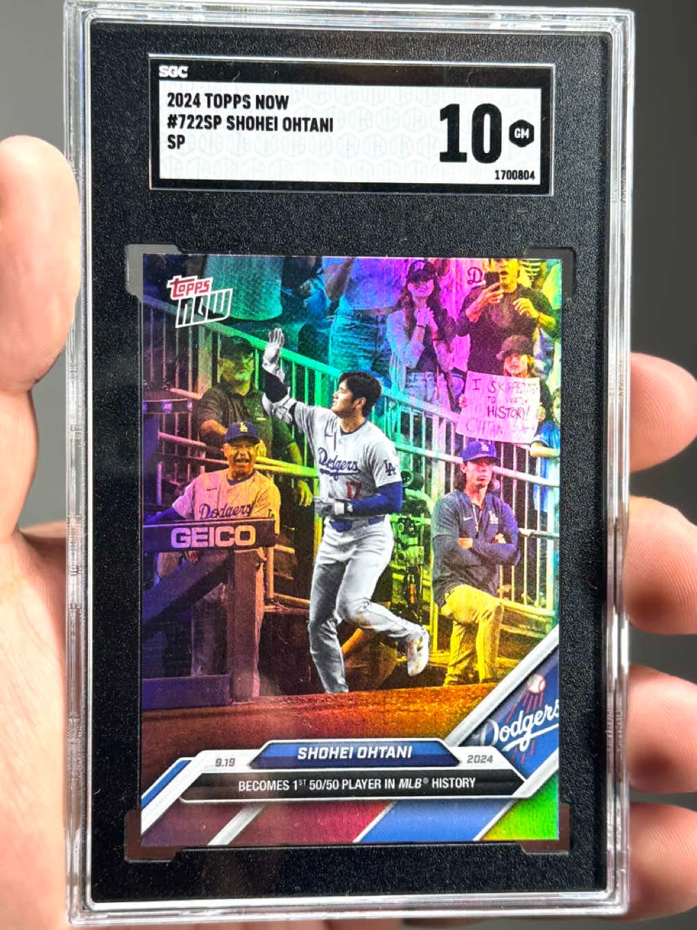 Mail Day: My favorite Topps Now Card of All Time! 🔥🔥🔥 #shoheiohtani #ohtani #dodgers #toppsnow #toppsbaseball @Topps