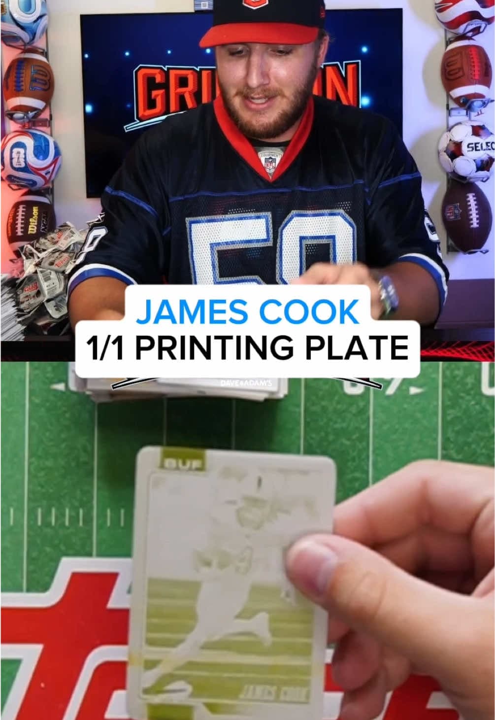 Let him cookkkkkkk🔥🔥🔥🔥 We pulled this out of 25/26 Topps Flagship Football🙌 @dacardworld @Topps #nfl #footballcards #jamescook #sportsc