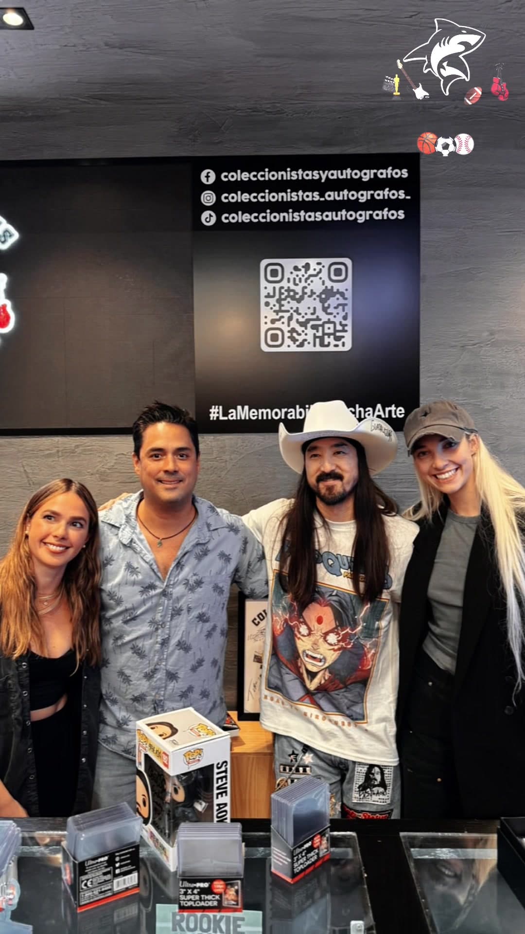 ¡NOCHE INCREÍBLE CON STEVE AOKI!*⭐️ ¡Vivimos una noche inolvidable en Coleccionistas y Autógrafos con el rey de la música electrónica , Stev
