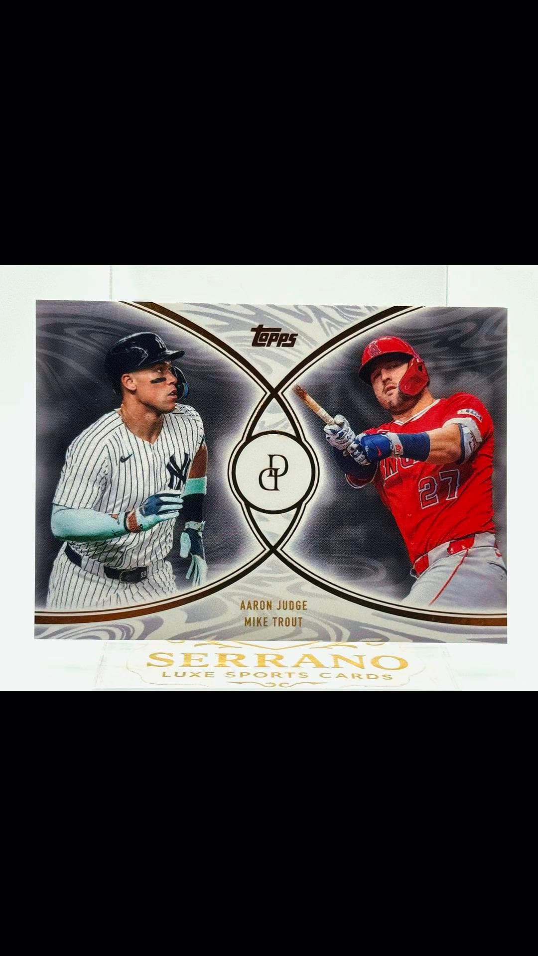 Aaron Judge and Mike Trout 🔥 2026 Topps Dynamic Duals #serranoluxesportscards #sportscards #mlb #angels #yankees