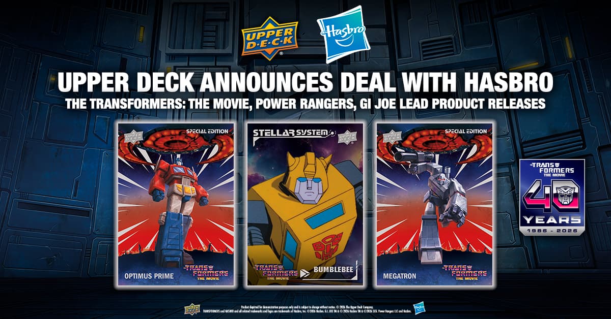 Upper Deck Is Bringing Transformers: The Movie Back as a Trading Card Set, and Peter Cullen Signed Some of Them
