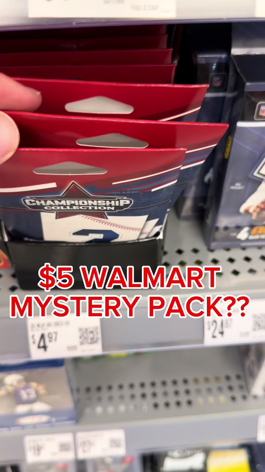 Opening a $5 Walmart mystery sports card pack so you don’t have to… how’d I do on these pulls? Would you try one of these?
#sportscards #my