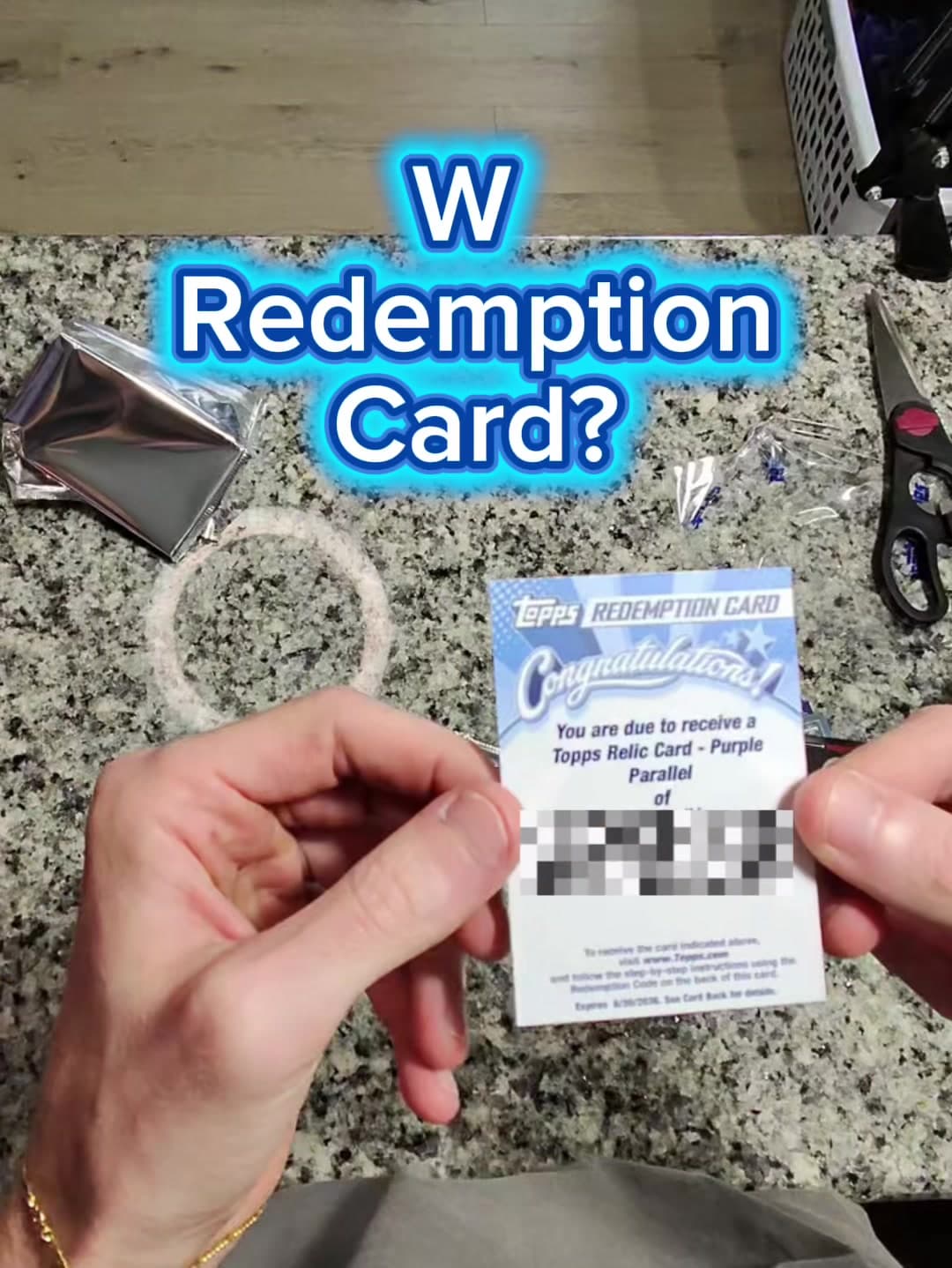 👀 W Redemption or L Redemption? Opened another UFC Freedom 250 box and saw this staring back at me… 😳 Did Topps come through, or did they