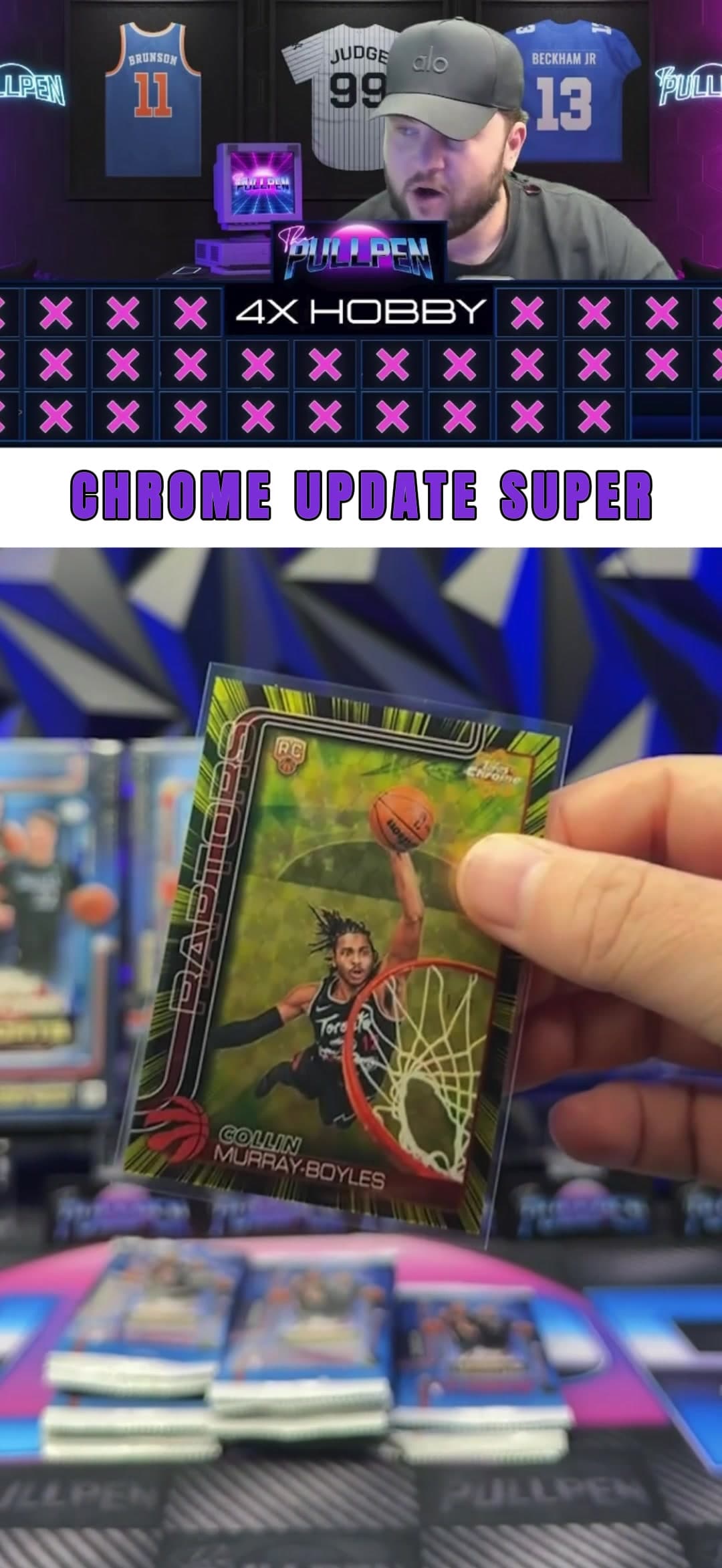 🔥 COLLIN MURRAY-BOYLES SUPERFRACTOR JUST HIT 🔥 Topps Chrome Update Basketball Don’t miss the next one 👀 #topps #superfractor #collinmurra