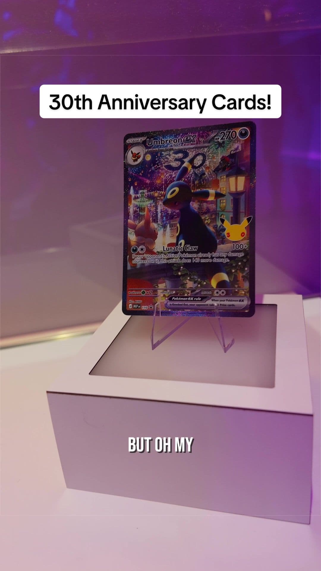WOW! Which card are you most excited for?? These cards actually look amazing! The new 30th anniversary set is looking pretty good! #pokemonc