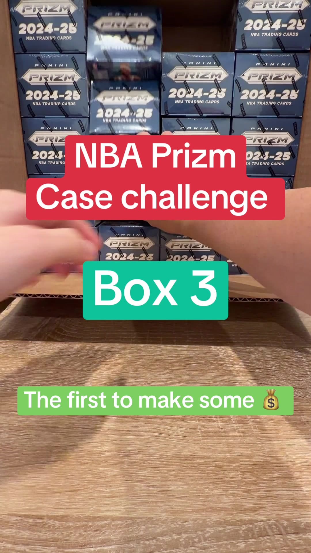 Opening box 3 of 20 of Panini NBA Prizm! This is the first box to actually make some money 🙌 You can find all these cards and many more on