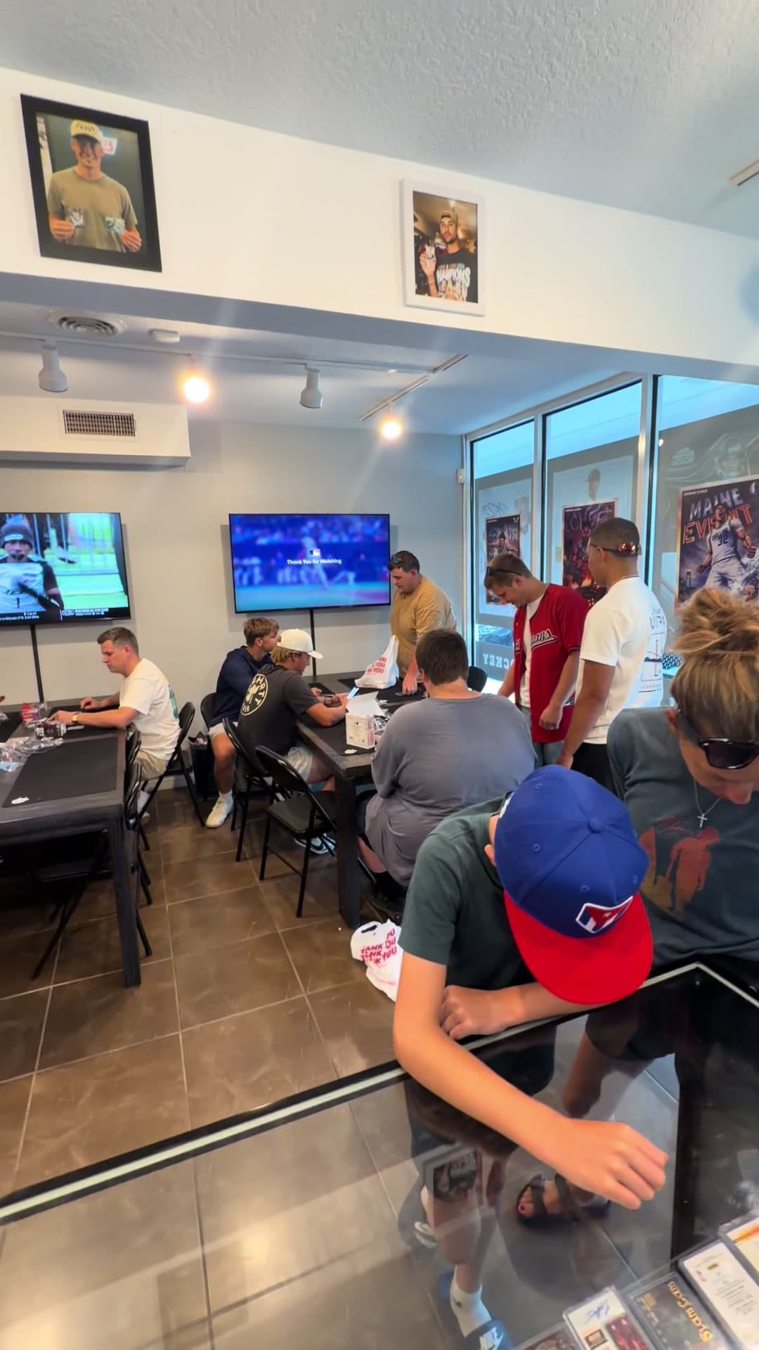 Come rip some sports card boxes and relax at the Baseball Card Clubhouse #sportscards #tradingcards #topps