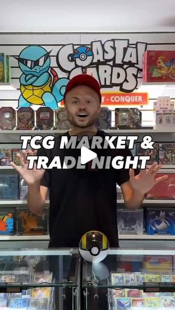🎴 Tampa Bay collectors, this one's for you.
@coastalcreative.tv is bringing its TCG Market & Trade Night to town, featuring 90+ vendors pa