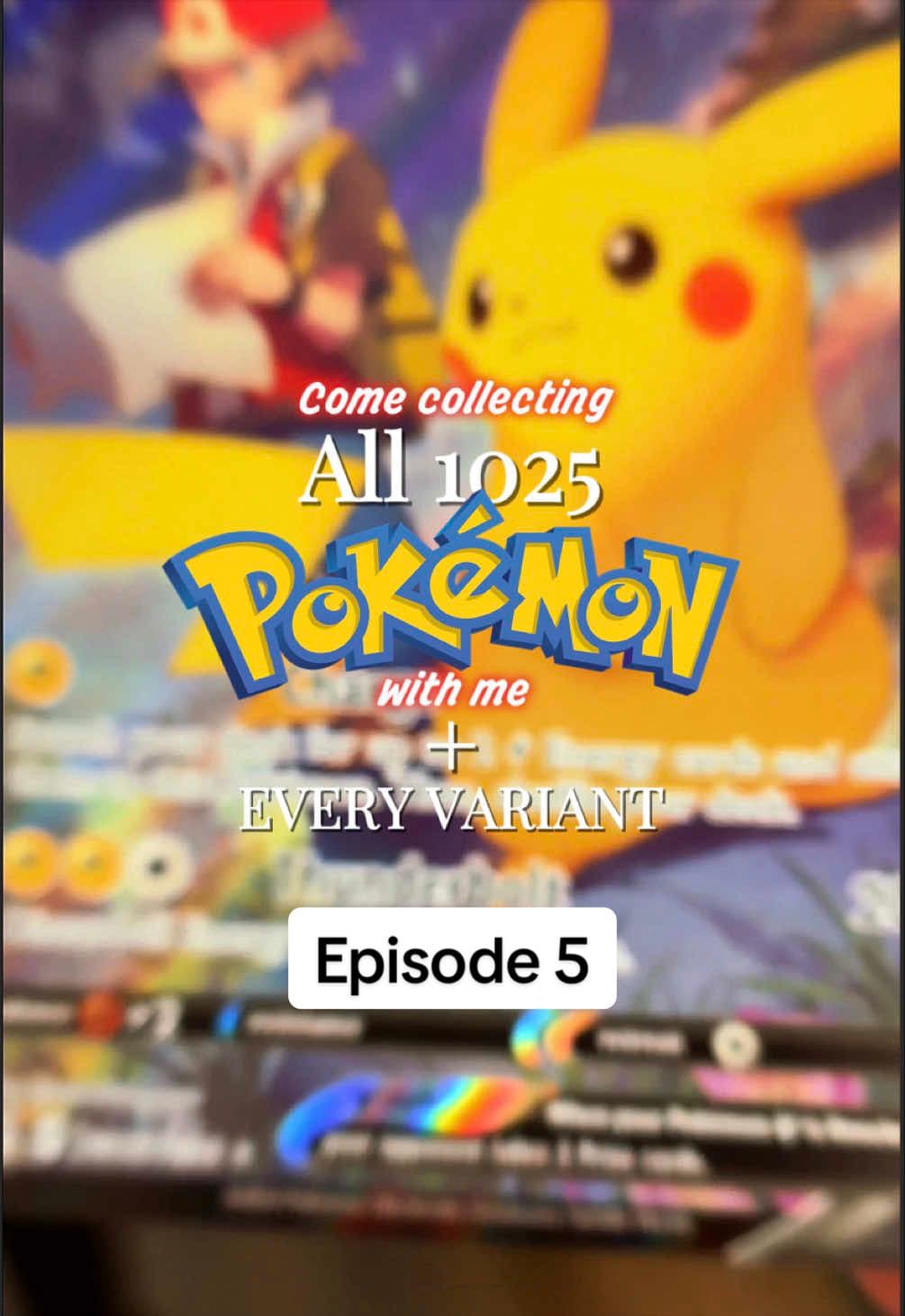 Episode 5 of Catching all the Pokémon from the pokedex binder! 👀 Today’s Pokémon: Pikachu, Magmortar, Electivire. Collecting the ultimate
