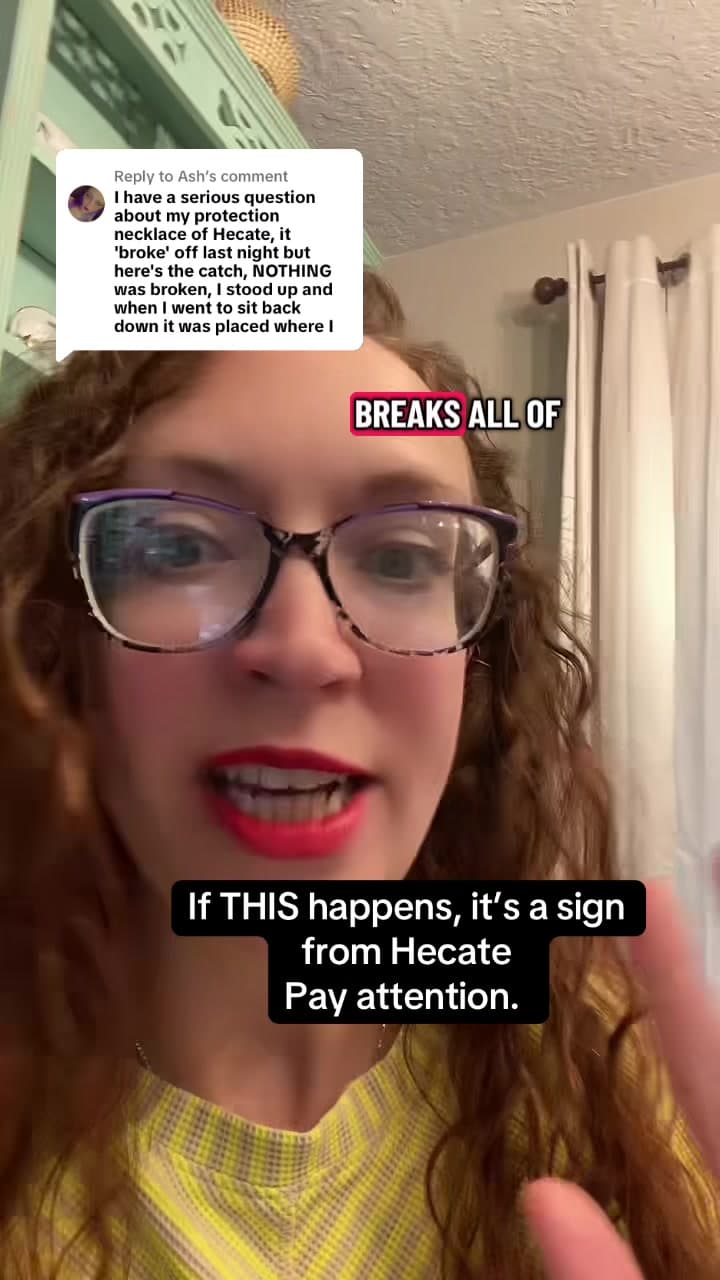Replying to @Ash It’s a sign from Hekate. Pay attention. #hekate #hecate #witchbooks
